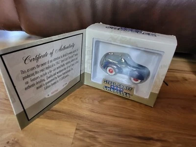 1998 Xonex Steel Craft 1941 Chrysler Diecast Metal Miniature Pedal Race Car 3751 - Image 1 of 4