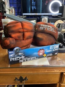 Rare Real Steel Atom Rumble Gloves W/ Sound NIB Hugh Jackman 2011 Dreamworks - Picture 1 of 20