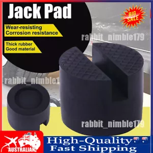 Universal Rubber Slotted Jack Pad Frame Rail Protector Car Lifting Tool UD - Picture 1 of 14