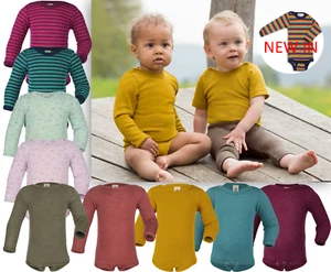 Engel  Baby Body langarm Schurwolle/Seide kbT GOTS jetzt auch multicolour - Bild 1 von 12