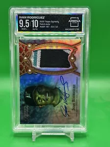 2022 Topps Dynasty Ivan Rodriguez /10 Patch Auto AC 9.5/10 (auto) - Picture 1 of 2