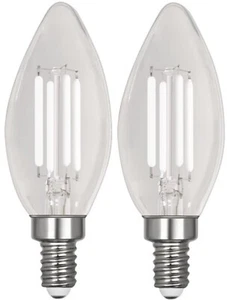Feit Electric BPCTC100927CAWFIL/2 Soft White (2700K) Torpedo Light Bulb (2-Pack) - Picture 1 of 6