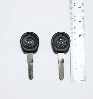 2x BLANK KEY FOR VOLKSWAGEN GTI GOLF JETTA PASSAT AH EUROVAN CORRADO SCIROCCO BK - Image 1 of 3