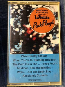 PINK FLOYD: Obscured By Clouds Music Cassette Tape 1972 Rare Import La Vallee - Picture 1 of 5