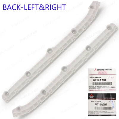 Rear Pair Bracket Bumper Support Fits Mitsubishi Pajero Montero Sport 2010-'15 Foto 1 de 4