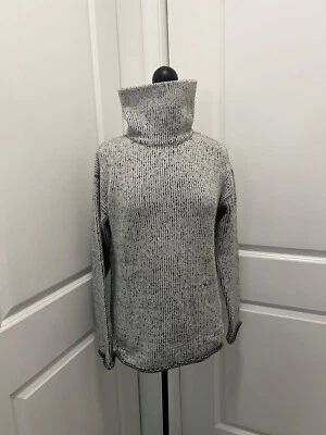 Suéter para mujer Theory cuadrado mezcla lana y cachemir talla grande Foto 1 de 4