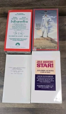 Lot Of 4 New Sealed VHS Movie Screener Demo Promo Tapes Classics John Wayne - Image 1 of 4