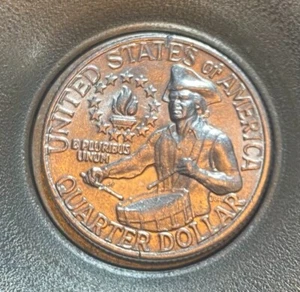 1976 Bicentennial Quarter**(No Mintmark)**Clip Errors**XF**(Rare) - Picture 1 of 3