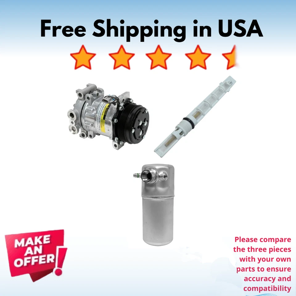 Kit Compresor A/C Fit Chevrolet Blazer 1999-2005, Chevrolet S10 1998-2004 Foto 1 de 4