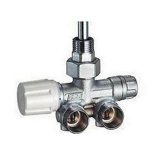 1436 Valvola MONO-BITUBO termostatizzabile destra con codolo e calotta FAR - Immagine 1 di 1