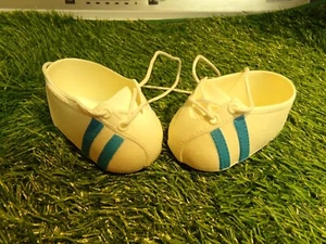 CABBAGE PATCH KIDS blue stripe shoes - Picture 1 of 1