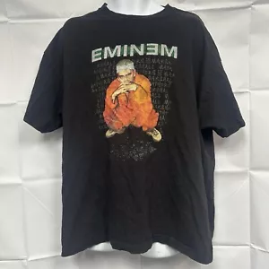 Eminem Marshall Y2K Rap Band 00s D12 schwarz Grafik T-Shirt offizielle Marke 2XL - Bild 1 von 7