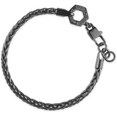 Kulto Bracciale Uomo in Acciaio Nero a Catena KKMAN-155 - Immagine 1 di 4