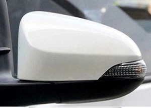 NEW FOR TOYOTA YARIS 2012 - 2020 WING MIRROR COVER CAP WHITE LEFT PASSENGER SIDE - Picture 1 of 15