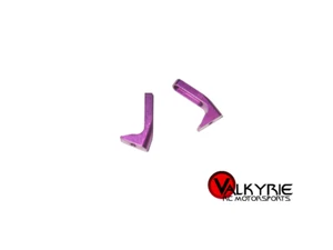 RC Trinity Angled Servo Mounts 4-40 SAE Aluminum Purple (2) New - Picture 1 of 2