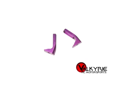 RC Trinity Angled Servo Mounts 4-40 SAE Aluminum Purple (2) New - Image 1 of 2