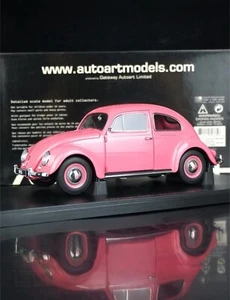 *SUPER RARE* 1/18 AUTOart Volkswagen VW BEETLE 1200 LIMOUSINE 1955 (Pink) - Picture 1 of 5