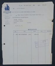 Facture LANVIN-PARFUM PARFUMEUR PARIS  1940  old bill Rechnung 13