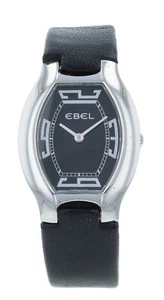 Pre-Owned Ebel Beluga Tonneau 29mm Quartz Black Dial Ladies Watch 9175G31 - Picture 1 of 9