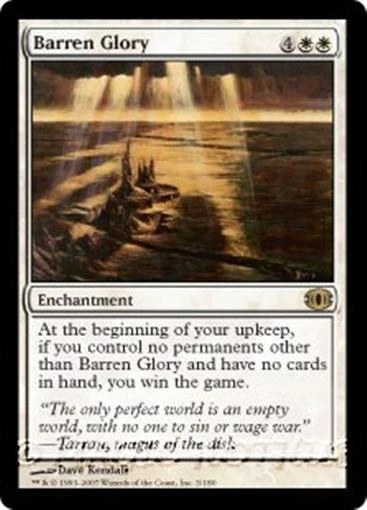 MTG - BARREN GLORY - Future Sight (R) - Image 1 of 1