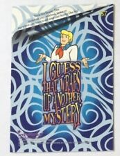 2003 Scooby Doo Mysteries And Monsters Sticker Card # S7 Fred 