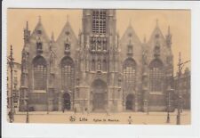 AK Lille, Eglise St. Maurice, Feldpost 1917 Sächs. Fernsprechzug 851