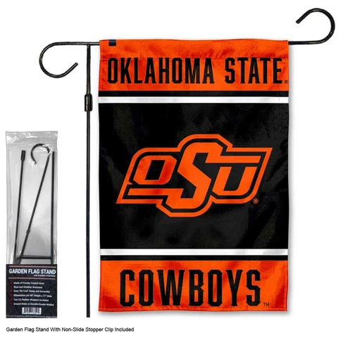Oklahoma State Cowboys Garden Flag and Stand Pole Kit Cover