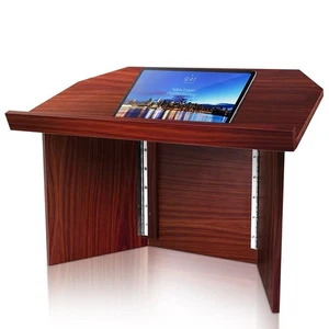 Pyle Portable Lectern Podium Presentation Stand Quick Folding Setup PLCTND41 - Picture 1 of 7