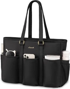 Carry Everything Tote Bag, Laptop, Large Cup Holder, Travel, Multi Pockets - NEW - Picture 1 of 8