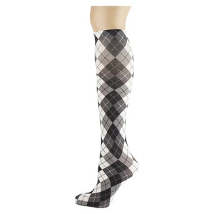 Calcetines finos hasta la rodilla Luca para mujer 9-11 Soxtrot sin tacón novedad moda nuevos blancos - Imagen 1 de 1