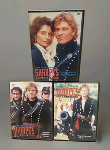 Sharpe's 3 DVD Movie Collection 1995 British TV Series # 2, # 6, & # 7 VG - Picture 1 of 18