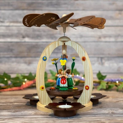 花卉女孩春金字塔 — 第 1/4 张图片