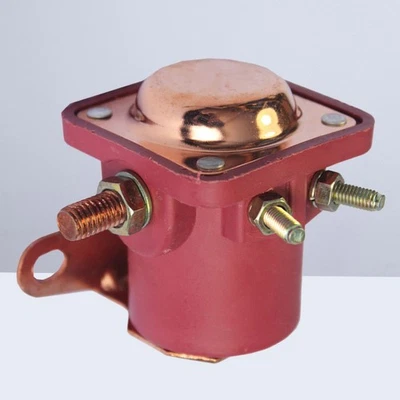 4 Terminal 12V Solenoid Relay Heavy Duty Plastic Copper for Auto Starter - Image 1 of 4
