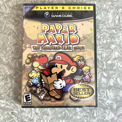 NEW Paper Mario The Thousand-Year Door Nintendo Gamecube 2004 Players Choice Y - Image 1 of 4