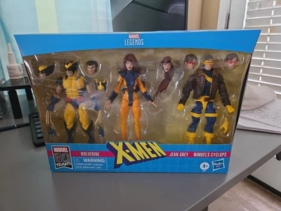 Marvel Legends 80 Aniversario X-Men Pack de 3 Wolverine, Jean Grey y Cyclops Foto 1 de 4