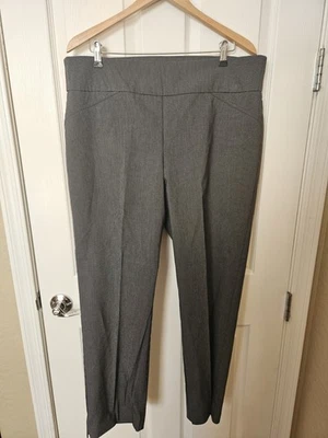 Charter Club Pant Shop Woman Cambridge Slim Black & White Pull On No Pockets 18W - Image 1 of 4