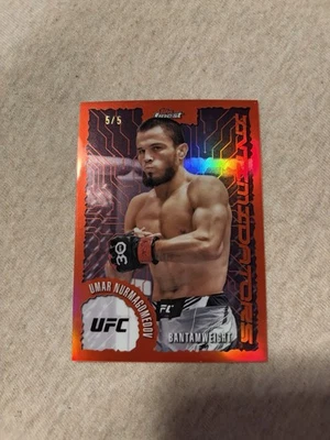 2025 Topps UFC Finest Umar Nurmagomedov Intimidators 5/5 Bookend 🔥 - Image 1 of 2
