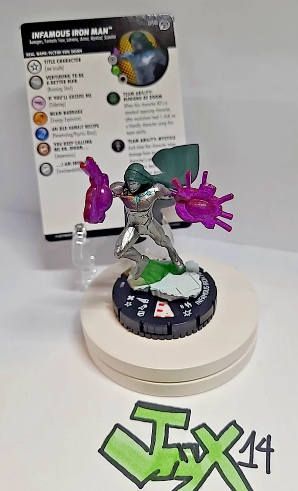 Marvel Heroclix Avengers Fantastic Four Empyre INFAMOUS IRON MAN 056 Súper Raro Foto 1 de 1