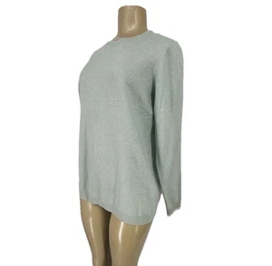 L. L. Bean Women Cashmere Crewneck Pullover Sweater Long Sleeve SHRUNK AD12 - Picture 1 of 9