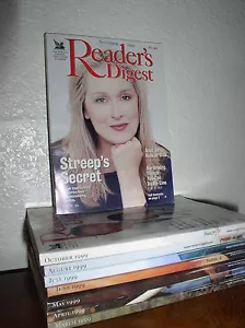 Reader's Digest Magazine - 8 Issues - 1999 - Imagen 1 de 9