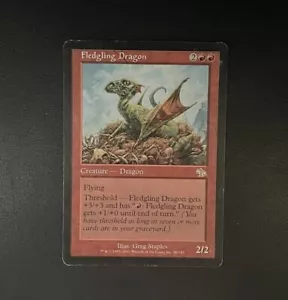 Magic The Gathering - Fledgling Dragon Judgment 90/143 Regular Rare - Picture 1 of 2