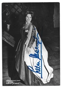 AUT 036- Lirica - Foto con autografo Luisa Maragliano - Imagen 1 de 1