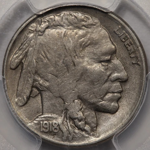 1918-S Buffalo Nickel PCGS XF-45 - Premium Quality! Cover