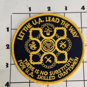 United Autoworkers Patch Labor Union Embroidered Let U.A. Lead the Way Iron On - Picture 1 of 1
