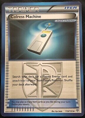 Pokemon TCG Colress Machine 119/135 Uncommon Base Card Plasma Storm Set - NM