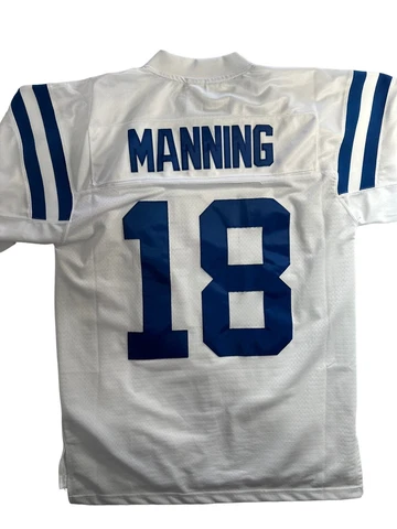 Vintage NFL Indianapolis Colts Peyton Manning Men Reebok Stitched Jersey Sz M +2 Cover