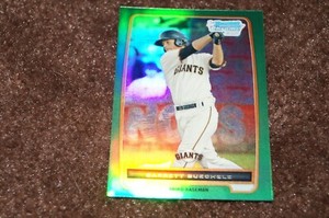 2012 GARRETT BUECHELE BOWMAN CHROME ROOKIE REFRACTOR #183