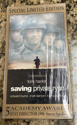 Vintage Saving Private Ryan Tom Hanks Special Edition Factory Sealed VHS Minty - Image 1 of 4