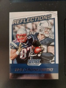 2016 Score Reflections Football Card Rob Gronkowski/Jason Witten #2 - Picture 1 of 2