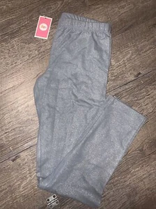 Girls circo sz 10/12 large grey shimmer leggings nwt - Picture 1 of 3